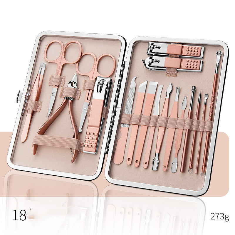 Professional Nail Clippers & Pedicure Set – Scissors, Dead Skin Pliers, Ear Spoon & Nail Groove Trimmers - HZ Mobile