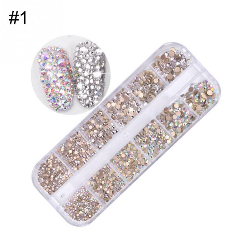 Symphony AB Rhinestones for Nail Art – Sparkling Crystal Decorations for DIY & Salon Manicure - HZ Mobile
