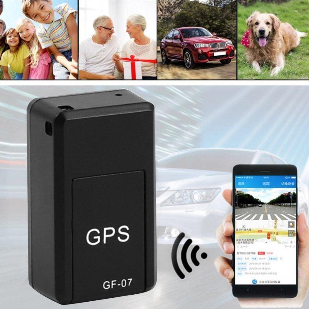 Car Tracker Magnetic Mini Car Tracker GPS Real Time Tracking Locator Device Recordable Anti-lost Rechargeable Locator - HZ Mobile