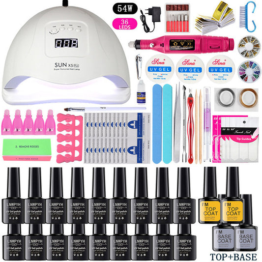 Professional Manicure Set – Complete Nail Care & Grooming Kit with Clippers, Cuticle Tools & Case - HZ Mobile