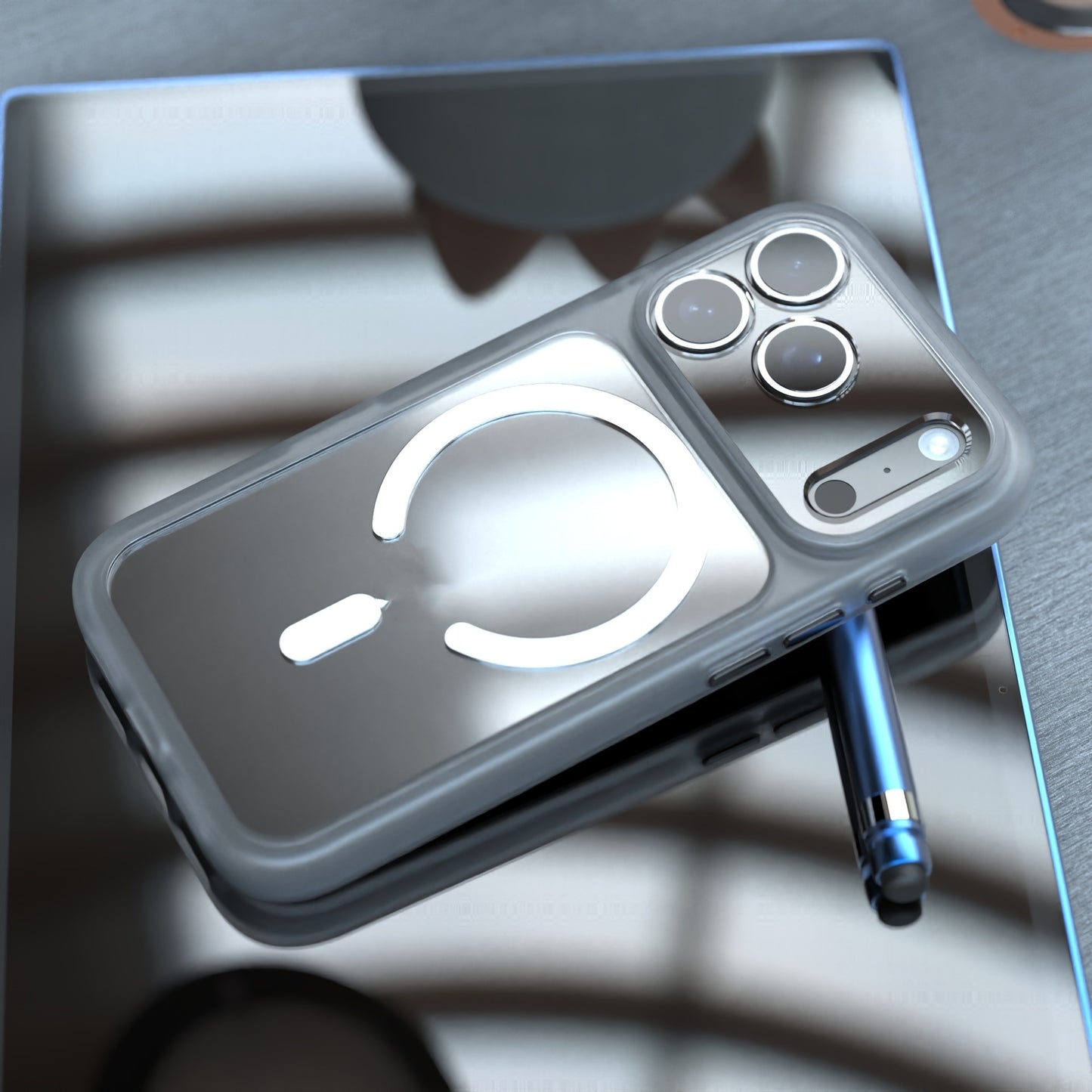 Applicable To 17Promax Two-in-one Magnetic Phone Case - HZ Mobile
