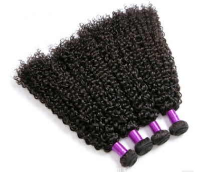 Brazilian Virgin Human Hair – Kinky Curly Wig & Hair Extensions, Natural Black Weave Bundles - HZ Mobile