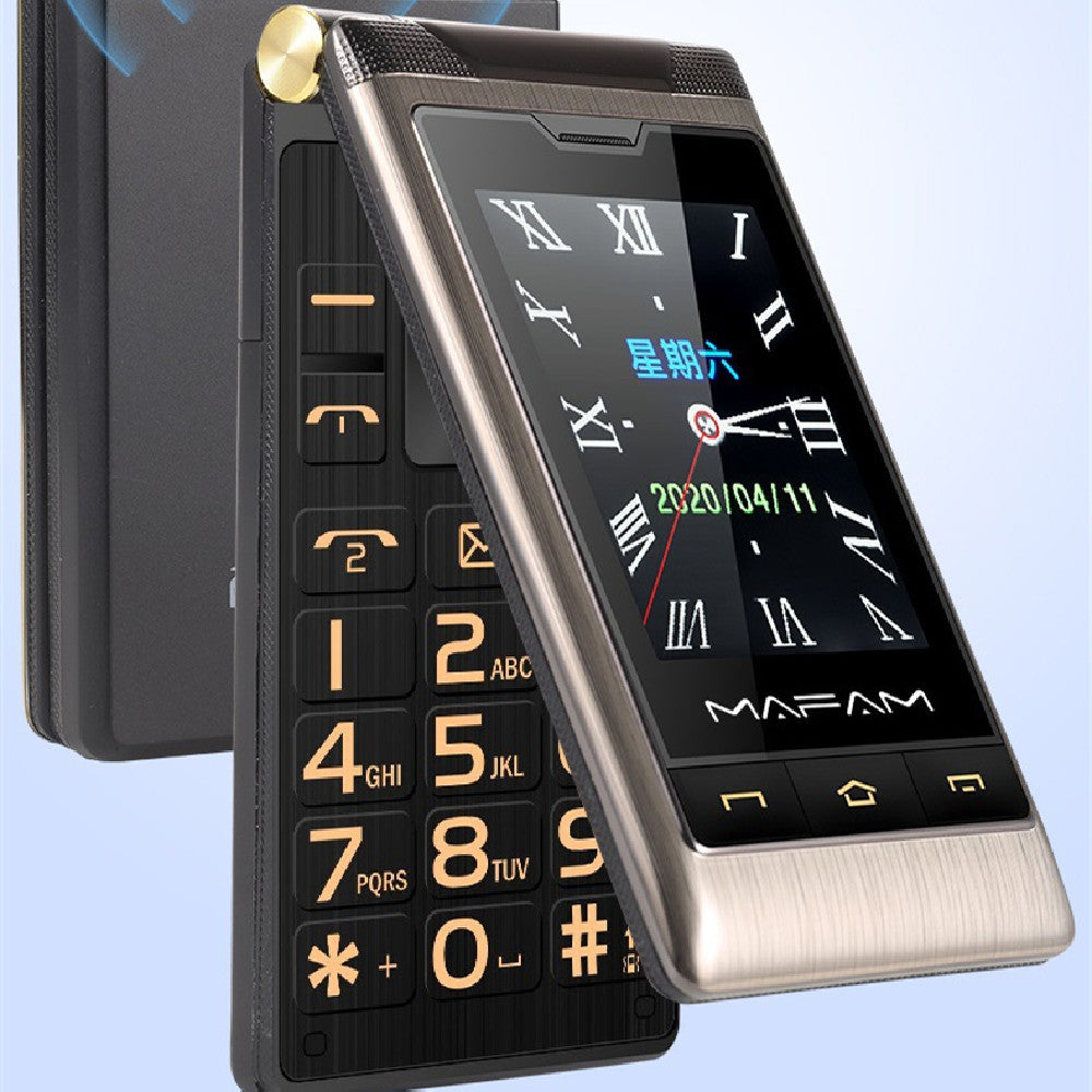 Full Network Connectivity Dual Screen Flip Cover Elderly Machine Backup Machine - HZ Mobile
