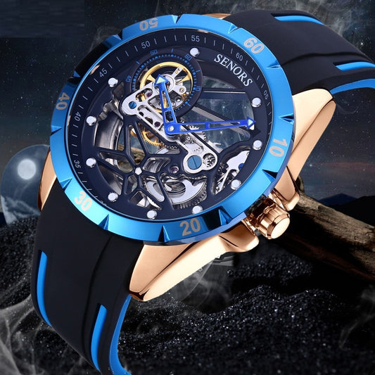 Full-Automatic Hollow Men’s Mechanical Watch – HZ Mobile - HZ Mobile