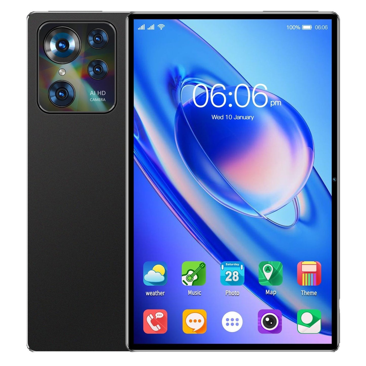 10-Inch Android Tablet PC – Smart Call & Google Apps Enabled, Portable & Powerful - HZ Mobile