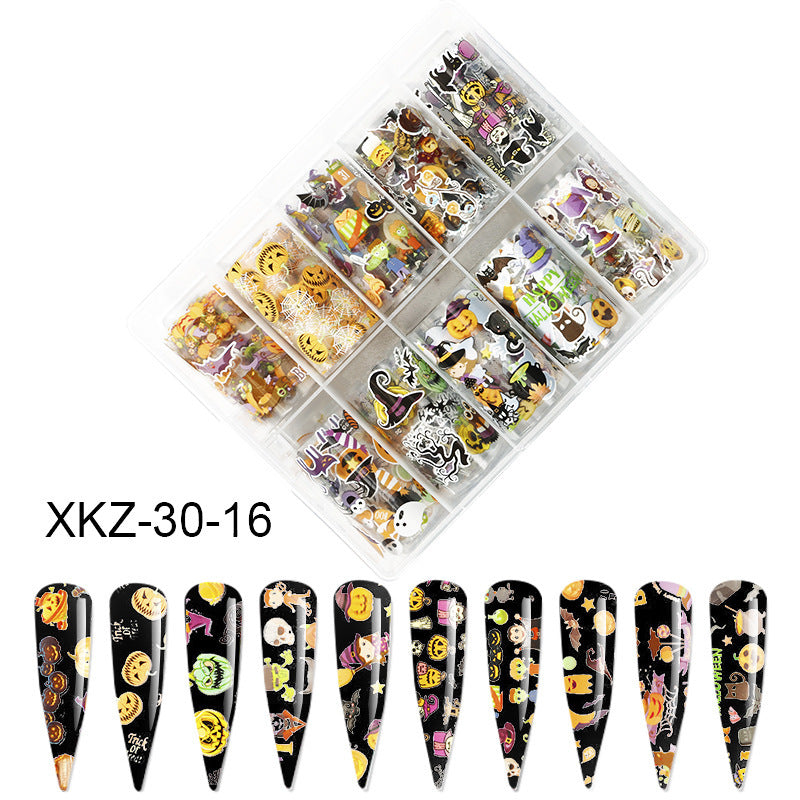 Butterfly & Star Nail Transfer Paper – Laser Foil Stickers for DIY European & American Nail Art - HZ Mobile