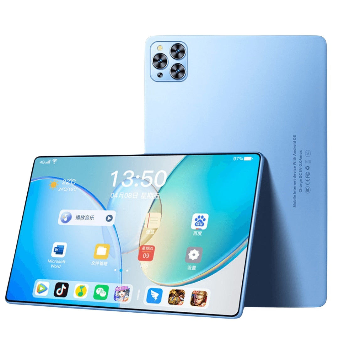 10.1-Inch Android 12 Tablet PC – 4GB RAM, MTK6762 Processor, 4G LTE, Ideal for Business, Study & Gaming - HZ Mobile