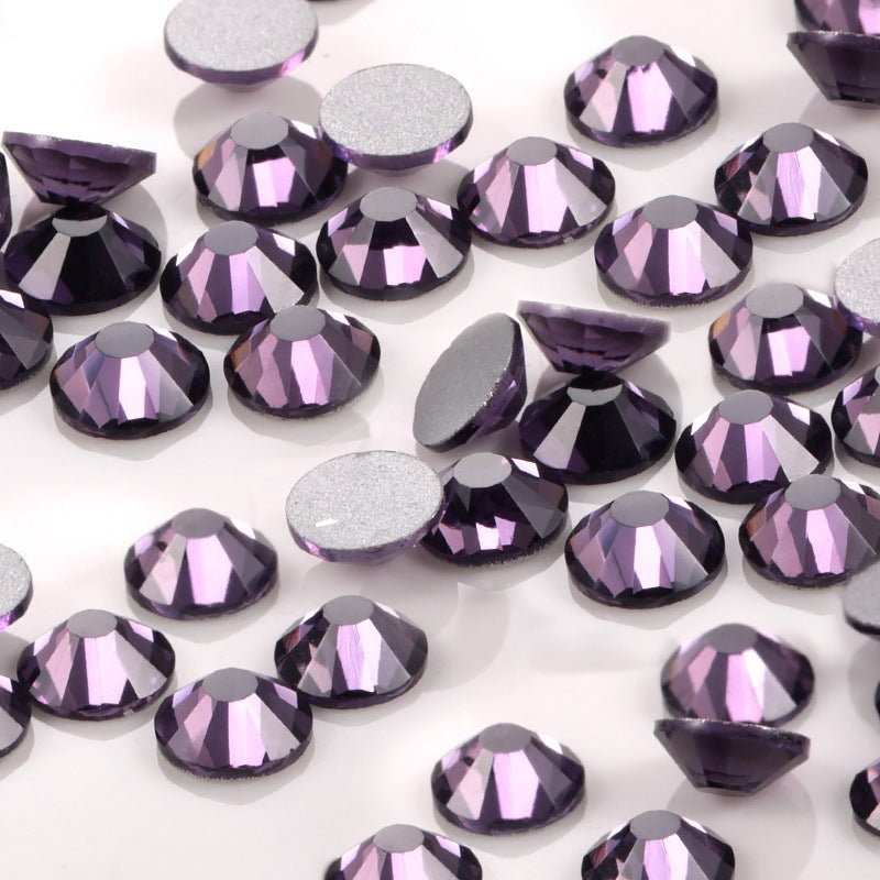 Glass Flat Rhinestones for Nail Drill – Sparkling Crystal Gems for DIY & Salon Nail Art - HZ Mobile