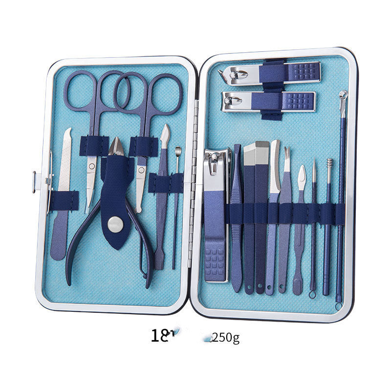 Professional Nail Clippers & Pedicure Set – Scissors, Dead Skin Pliers, Ear Spoon & Nail Groove Trimmers - HZ Mobile