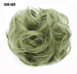 Fluffy Curly Hair Bun with Drawstring – Natural Look Hair Ring & Bun Maker for Women - HZ Mobile