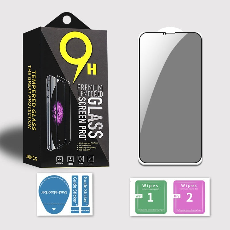Full Screen Peep-proof Silk Screen Privacy Tempered Film Suitable For Privacy Tempered Film Anti-peep Film - HZ Mobile