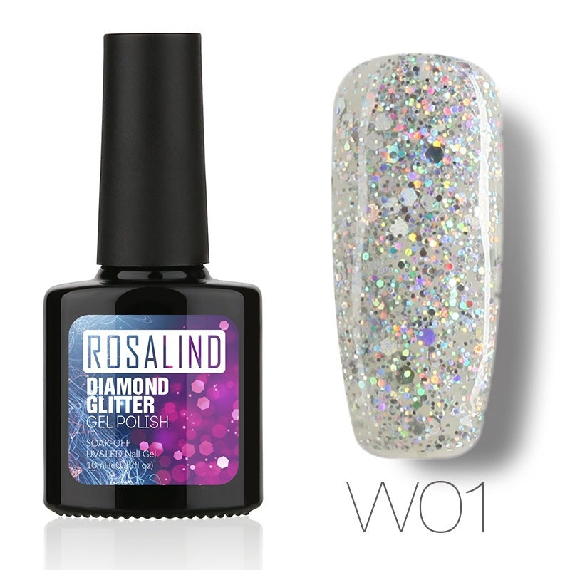 Diamond Nail Gel – Shiny Long-Lasting UV/LED Gel Polish for Sparkling Nail Art - HZ Mobile