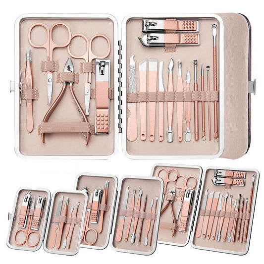Professional Nail Clippers & Pedicure Set – Scissors, Dead Skin Pliers, Ear Spoon & Nail Groove Trimmers - HZ Mobile