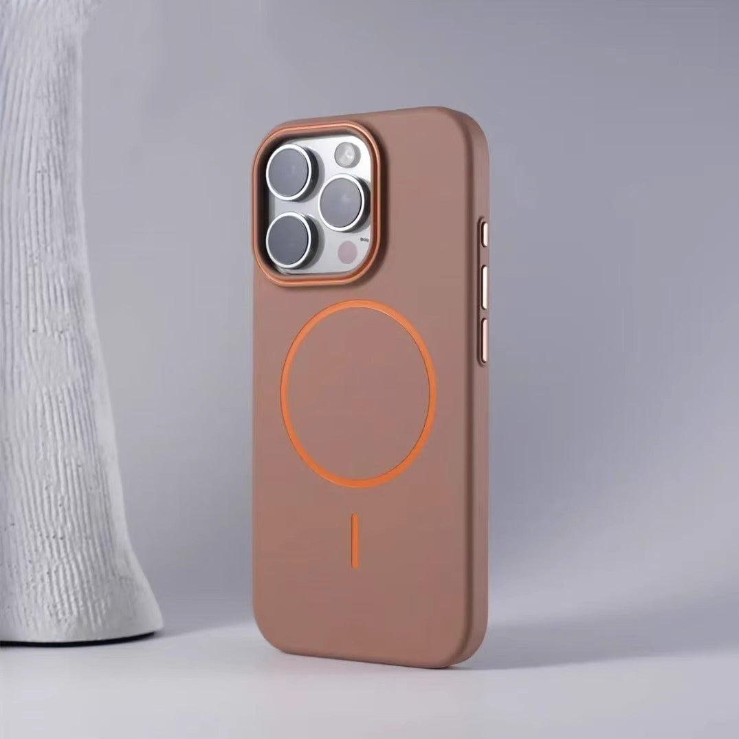 Applicable To IPhone16 Phone Case Skin-feeling Frosted Pc Magnetic Protective Sleeve - HZ Mobile