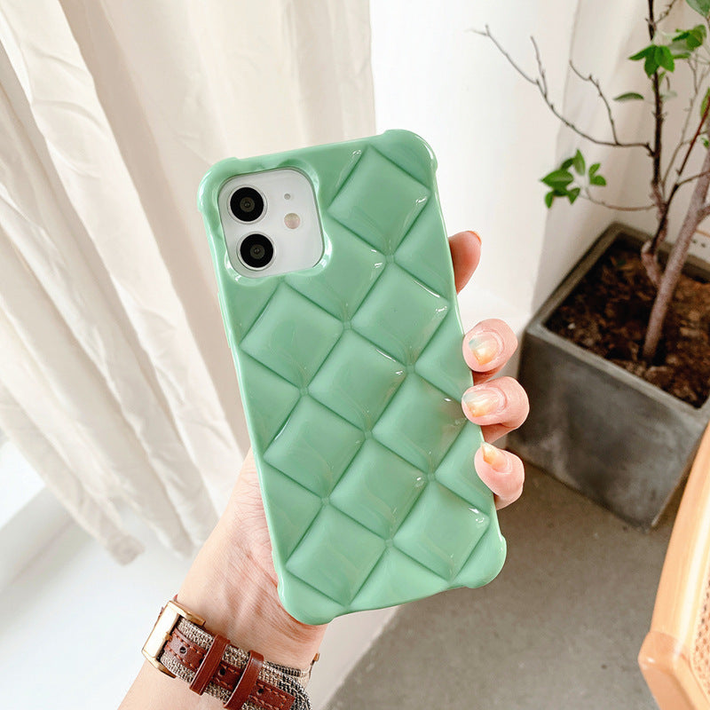 Creative Three-dimensional Rhombus Simple Mobile Phone Case - HZ Mobile