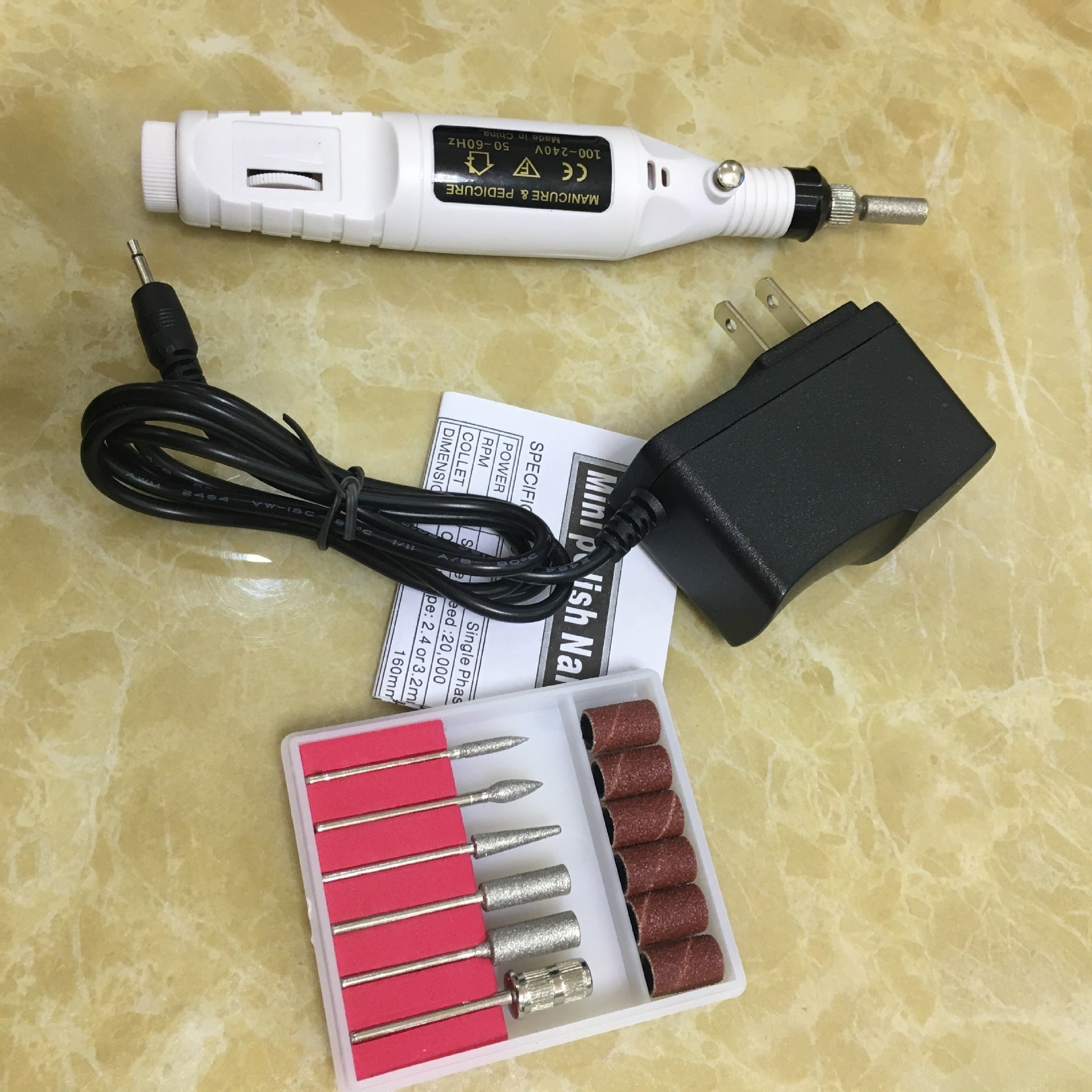 Electric Nail Drill Pen – Portable Nail Polish Machine & Manicure Tool for DIY & Salon - HZ Mobile