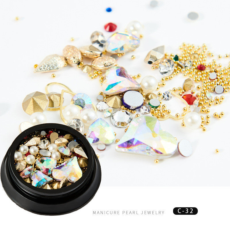 Copper Round Rivets & Sequins – Xingyue Nail Drill Ornaments for DIY Acrylic & Gel Nail Art - HZ Mobile