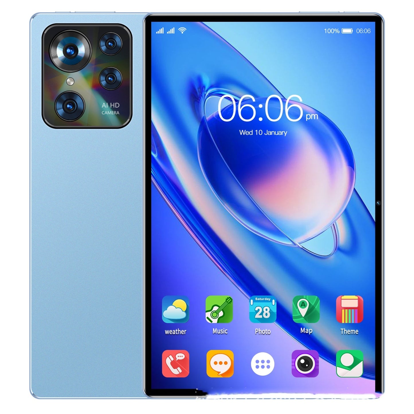 10-Inch Android Tablet PC – Smart Call & Google Apps Enabled, Portable & Powerful - HZ Mobile