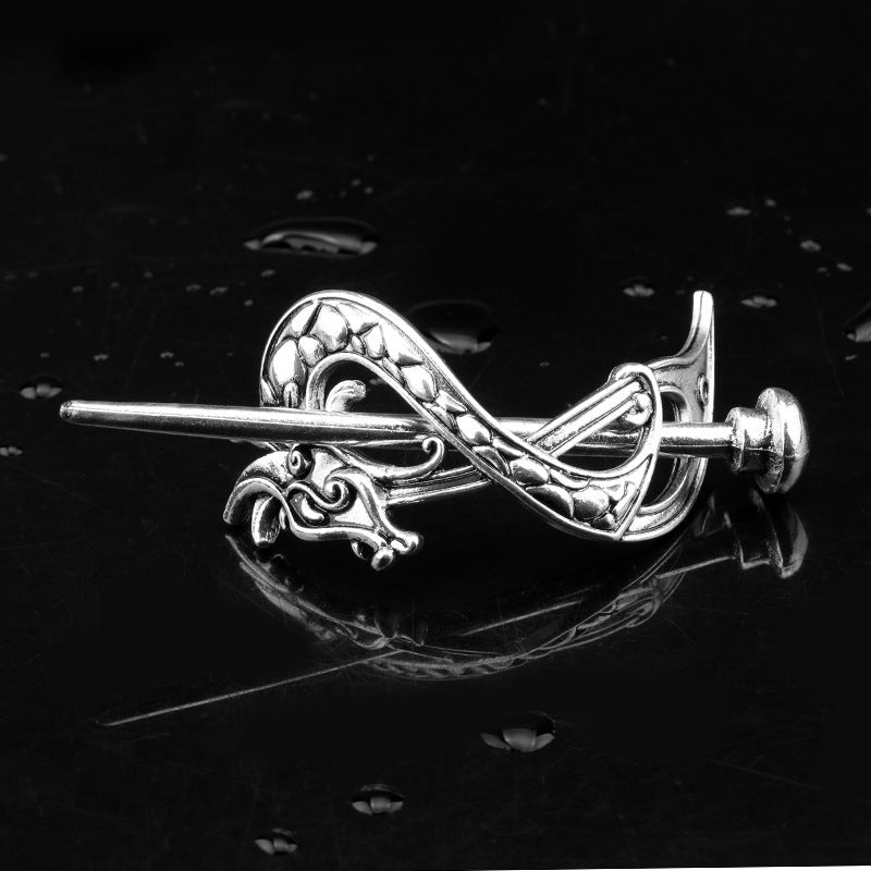 Retro Metal Rod Sliding Hairpin – Elegant Women’s Hair Jewelry & Stylish Hair Accessories - HZ Mobile