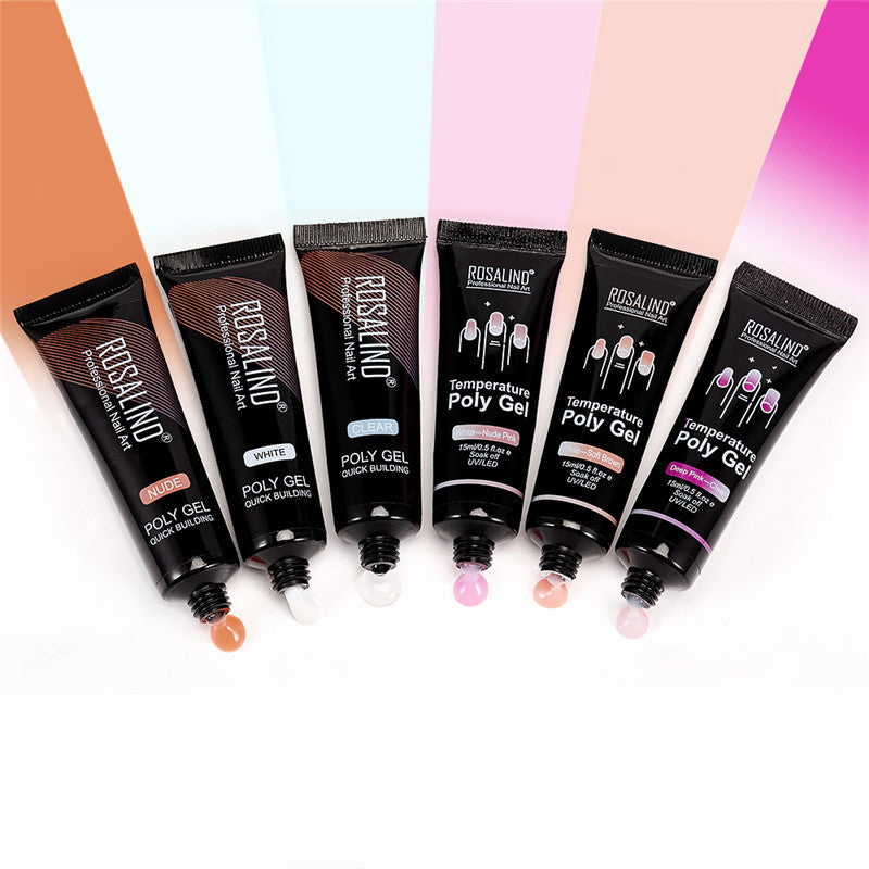 Multi-Color Nail Solid Glue – Strong Modeling Gel for Quick & Easy DIY Nail Extensions - HZ Mobile
