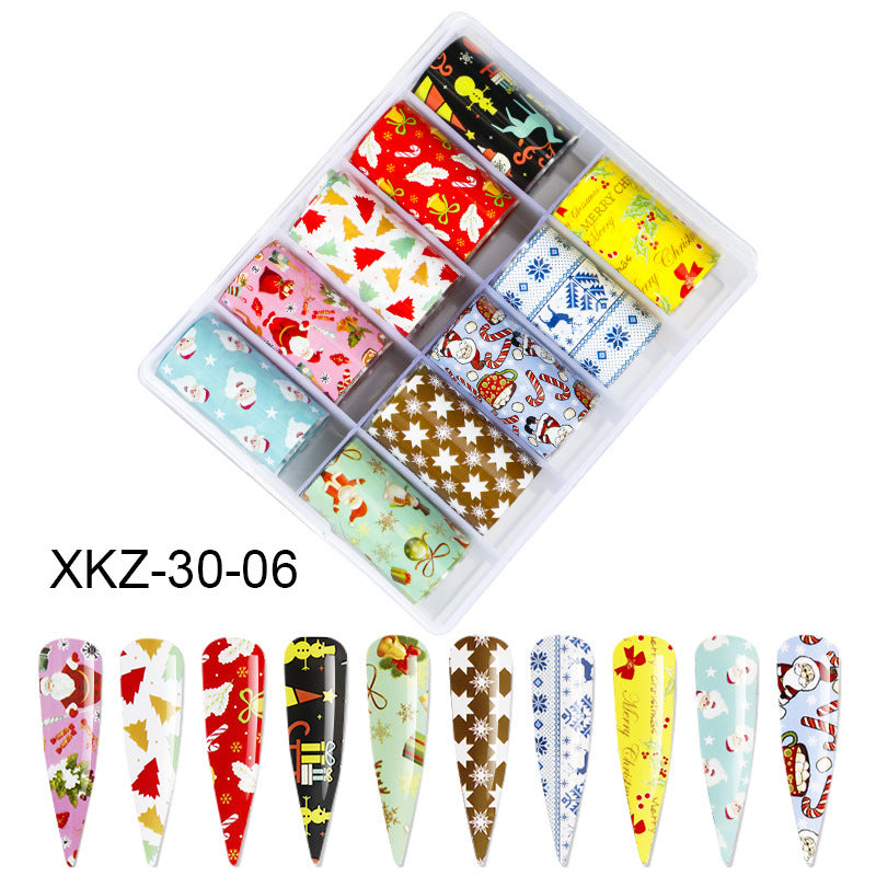 Butterfly & Star Nail Transfer Paper – Laser Foil Stickers for DIY European & American Nail Art - HZ Mobile