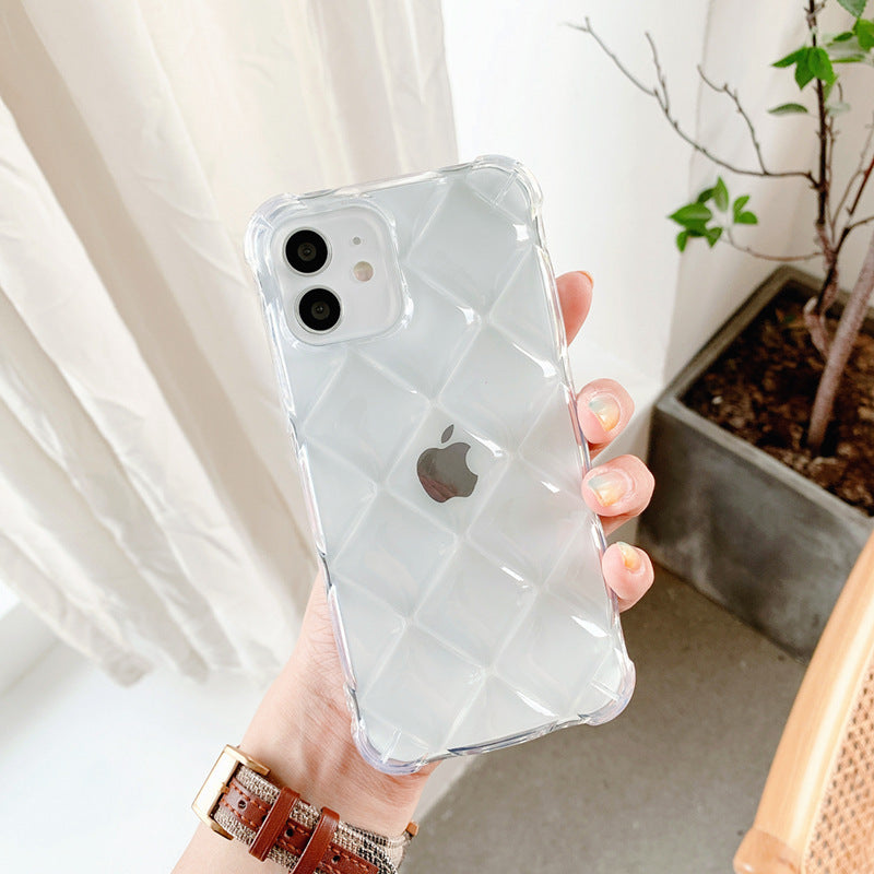 Creative Three-dimensional Rhombus Simple Mobile Phone Case - HZ Mobile