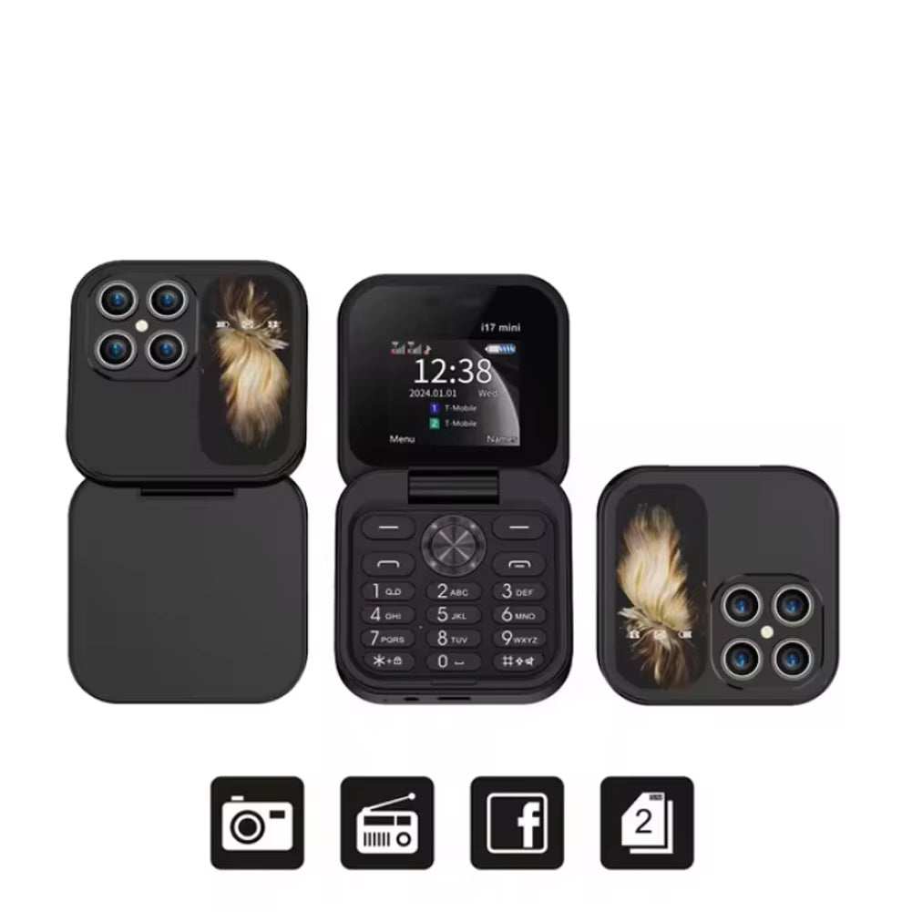 Folding Screen Dual Card Dual Standby 2G Mobile Phone - HZ Mobile