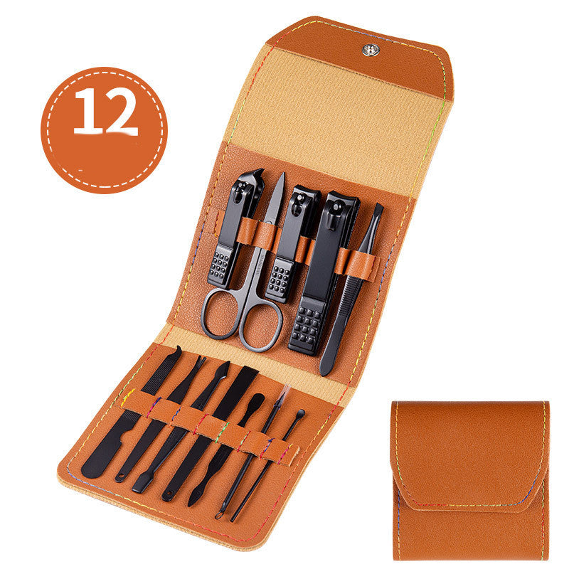 Professional Nail Clippers & Pedicure Set – Scissors, Dead Skin Pliers, Ear Spoon & Nail Groove Trimmers - HZ Mobile