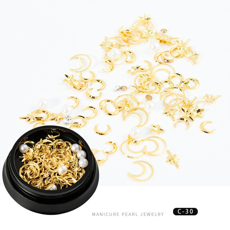 Copper Round Rivets & Sequins – Xingyue Nail Drill Ornaments for DIY Acrylic & Gel Nail Art - HZ Mobile