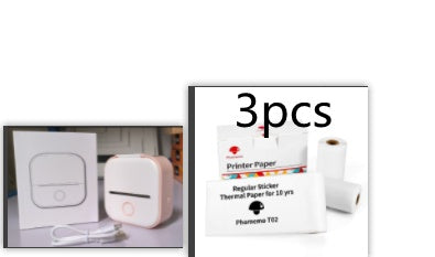 Portable Mini Thermal Label Printer Home Photo Printer Student Wrong Question Printer Bluetooth-compatible Mini Label Printer Price Tag - HZ Mobile