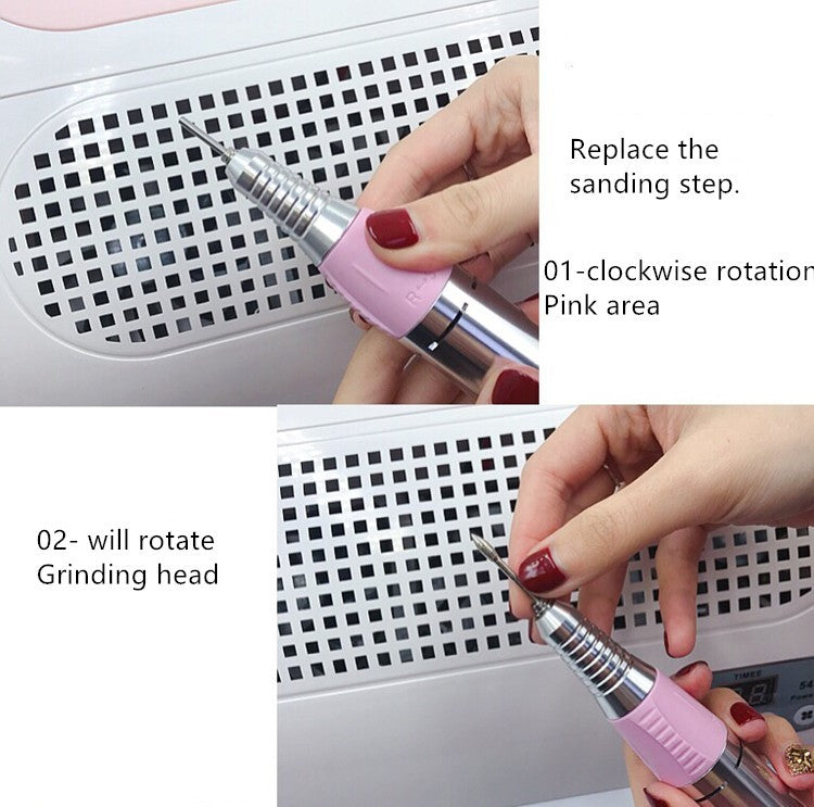 Multi-Function Nail Cleaner – Electric Nail Dust Remover & Manicure Cleaning Tool - HZ Mobile