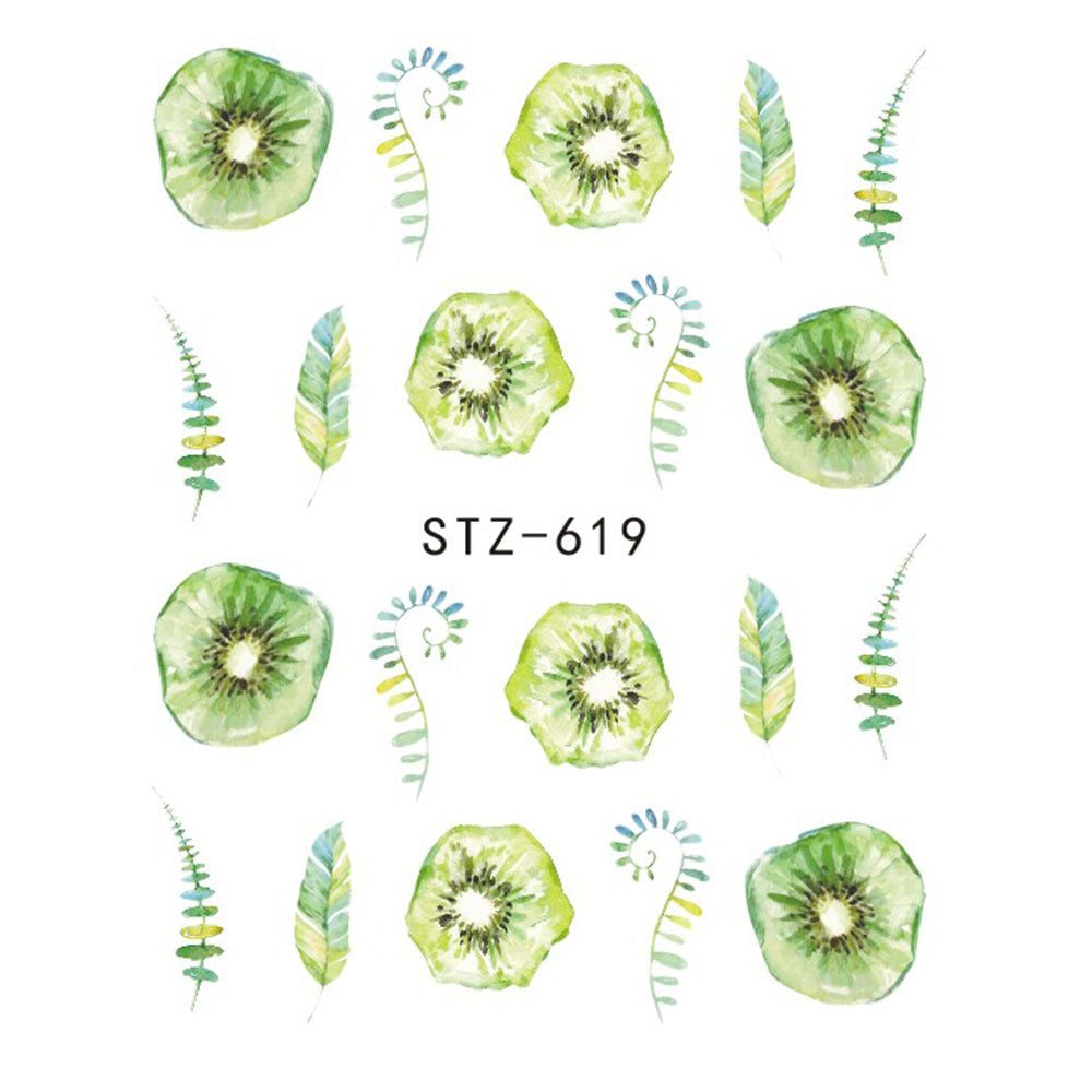 Butterfly & Flower Nail Sticker – 1pc Water Transfer Decal Slider for Nail Art & Manicure Wraps (JISTZ508) - HZ Mobile