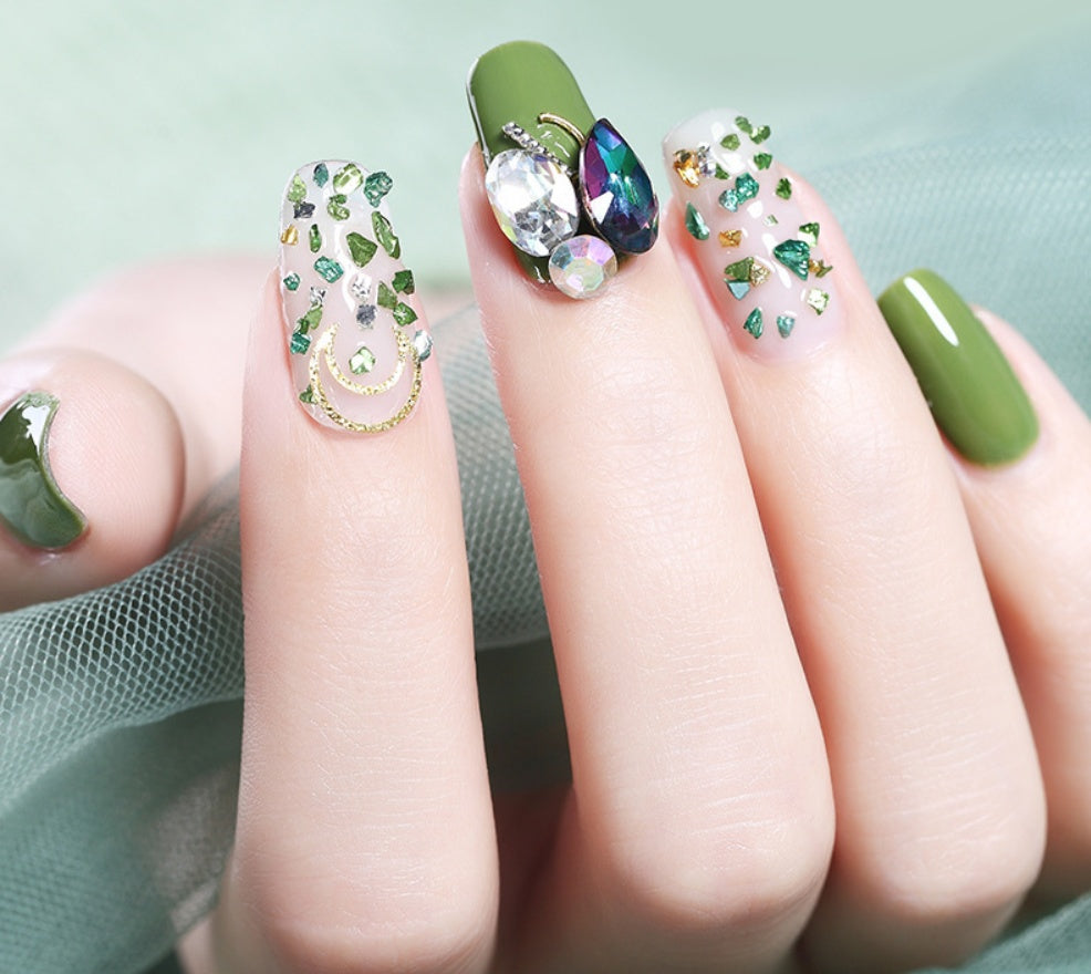 Diamond Nail Rivets – Sparkling Nail Art Jewelry Gems for DIY & Professional Manicure - HZ Mobile