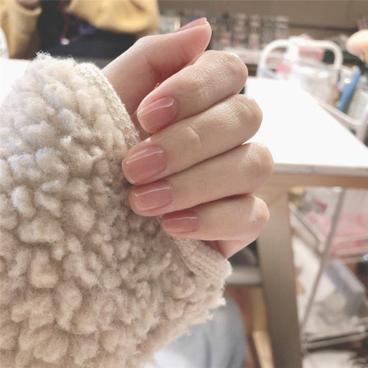 Jelly Powder False Nails – Soft Translucent Press-On Tips for DIY & Salon Manicure - HZ Mobile