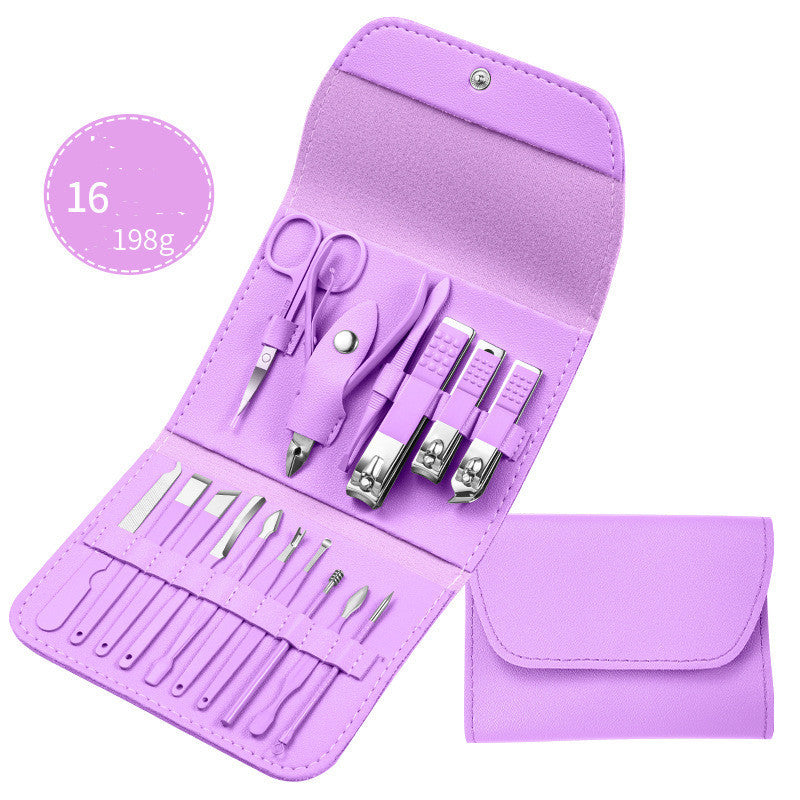 Professional Nail Clippers & Pedicure Set – Scissors, Dead Skin Pliers, Ear Spoon & Nail Groove Trimmers - HZ Mobile