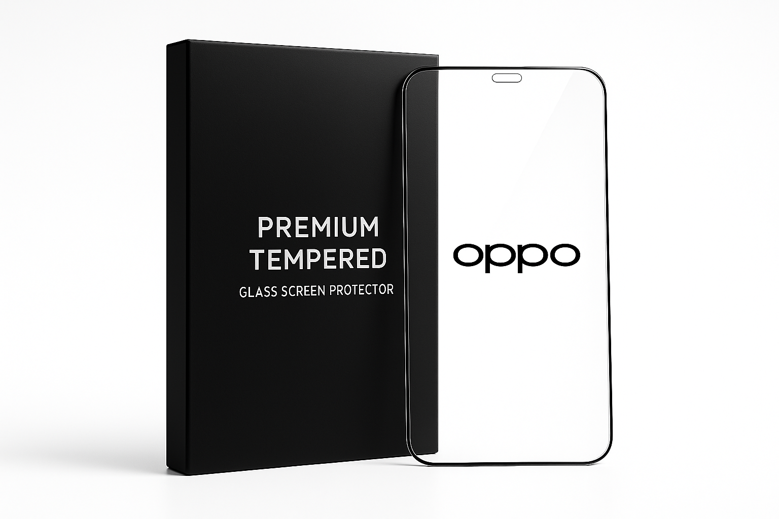OPPO A32 tempered glass screen protector - Clear