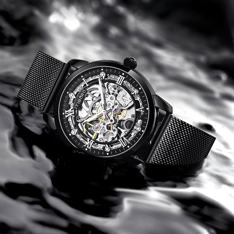 Automatic Fashion Men’s Waterproof Mechanical Watch – HZ Mobile - HZ Mobile