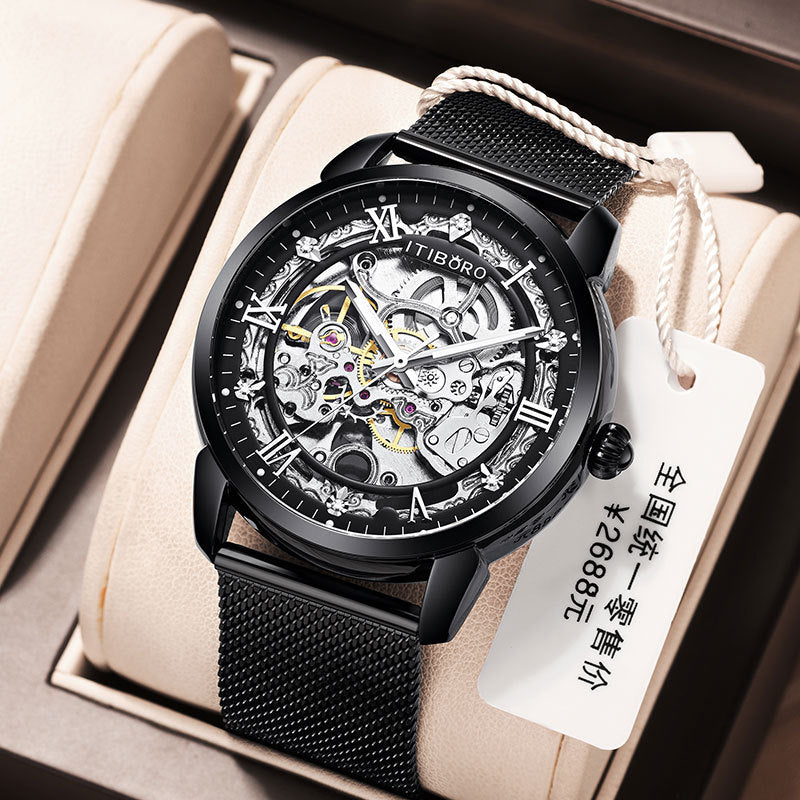 Automatic Fashion Men’s Waterproof Mechanical Watch – HZ Mobile - HZ Mobile