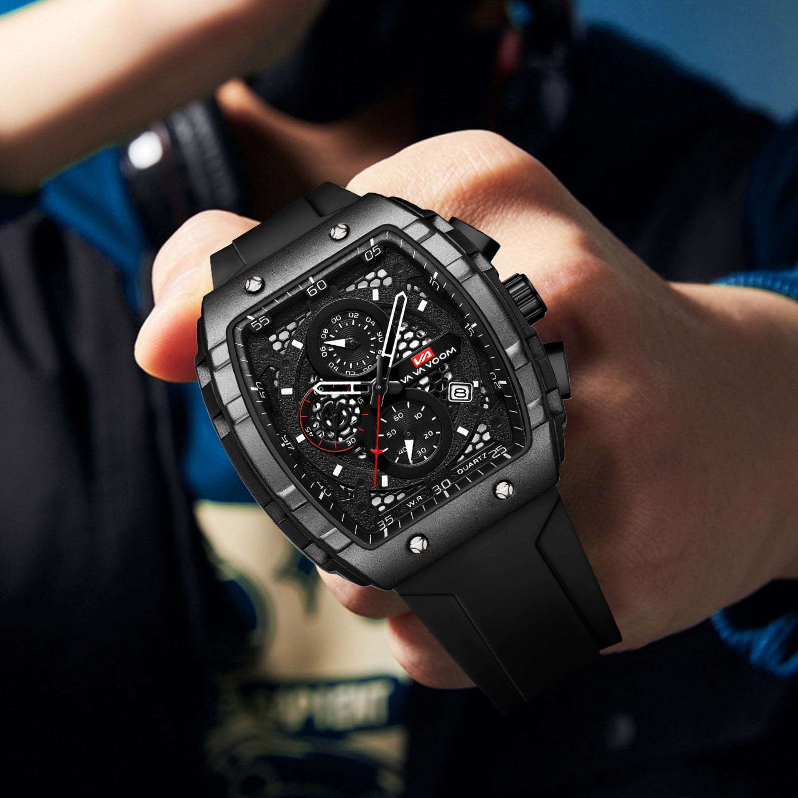 Multifunction Business Waterproof Calendar Wine Barrel Mechanical Watch – HZ Mobile - HZ Mobile