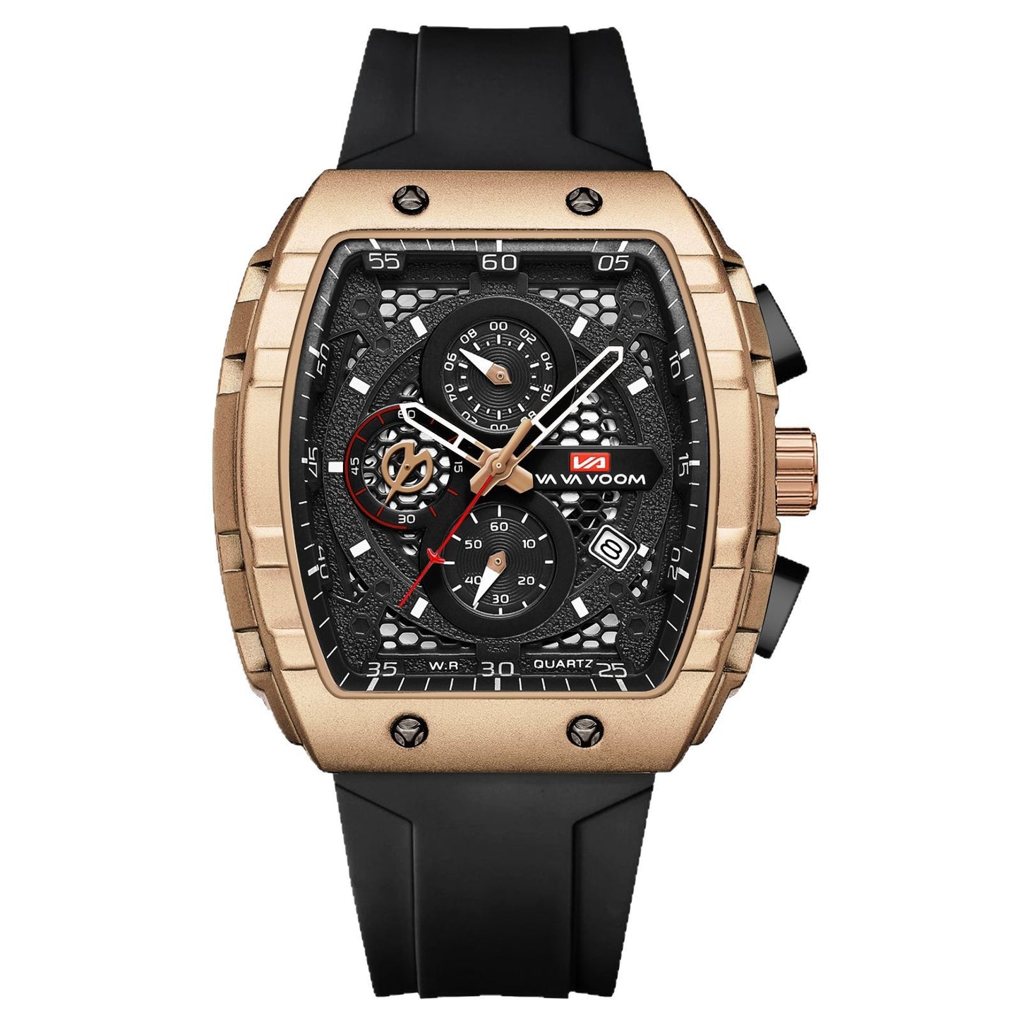 Multifunction Business Waterproof Calendar Wine Barrel Mechanical Watch – HZ Mobile - HZ Mobile