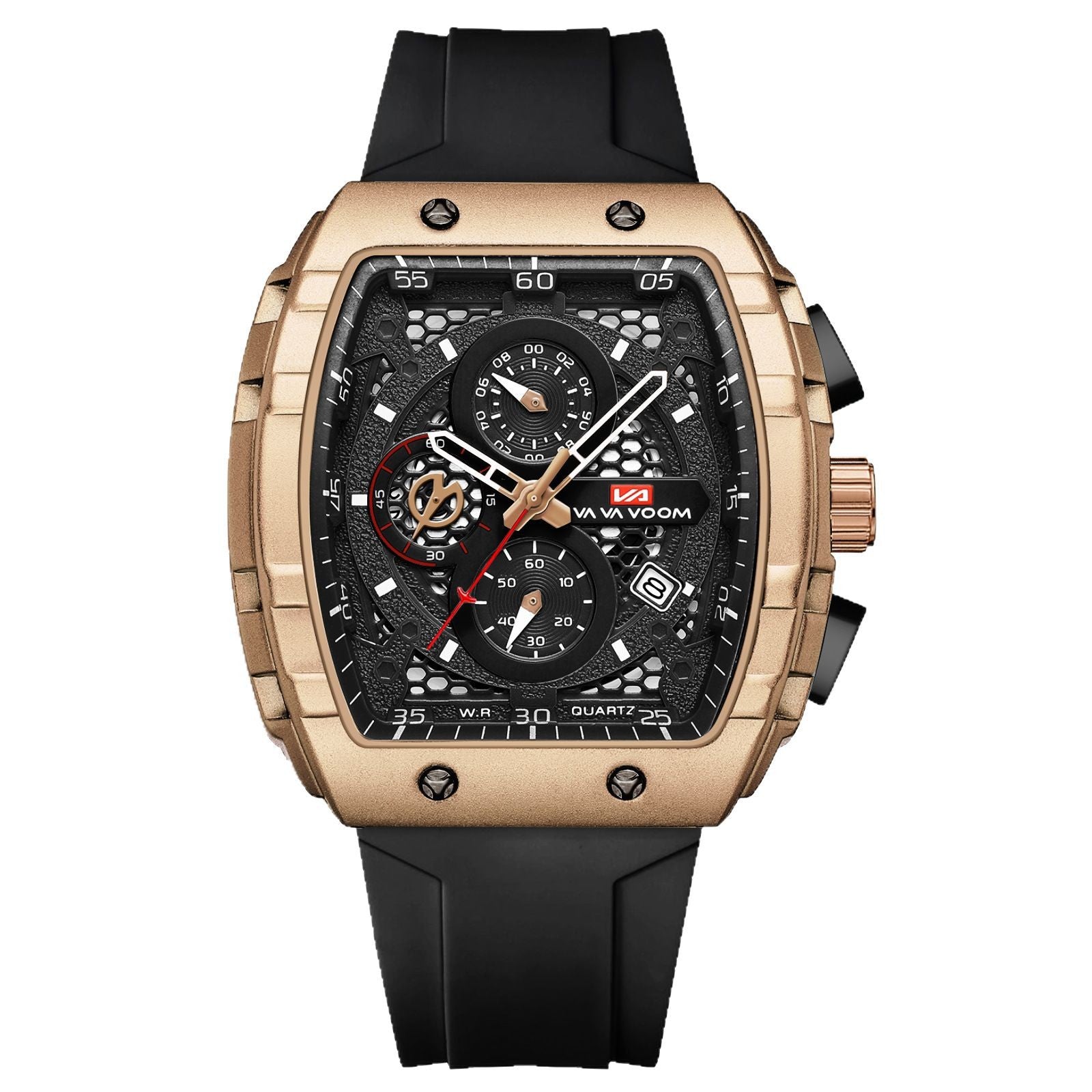 Multifunction Business Waterproof Calendar Wine Barrel Mechanical Watch – HZ Mobile - HZ Mobile