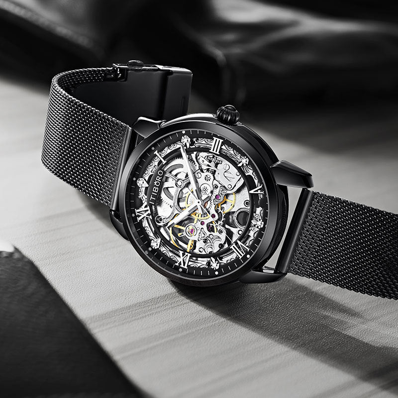 Automatic Fashion Men’s Waterproof Mechanical Watch – HZ Mobile - HZ Mobile