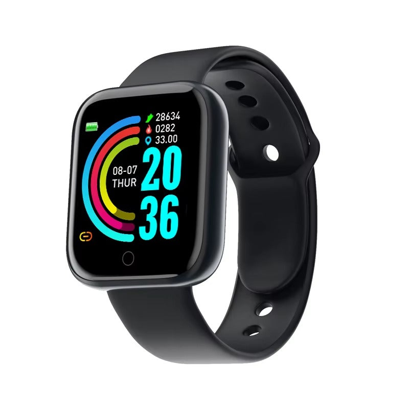 Y68 Smartwatch D20 – Multifunctional Bluetooth Fitness Tracker for Men & Women - HZ Mobile