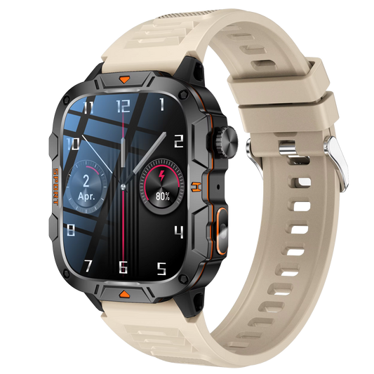 AWQX18 Smartwatch – Military Style Fitness Tracker with GPS, Compass & Bluetooth Call - HZ Mobile