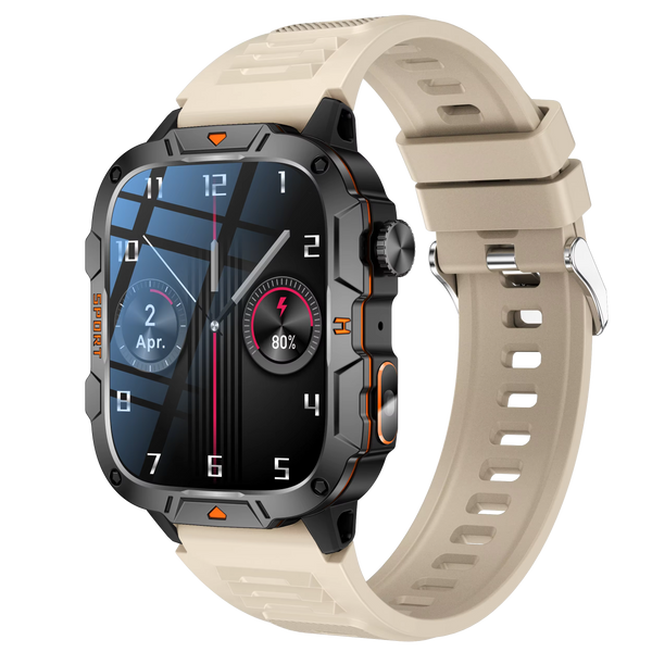 AWQX18 Smartwatch – Military Style Fitness Tracker with GPS, Compass & Bluetooth Call - HZ Mobile
