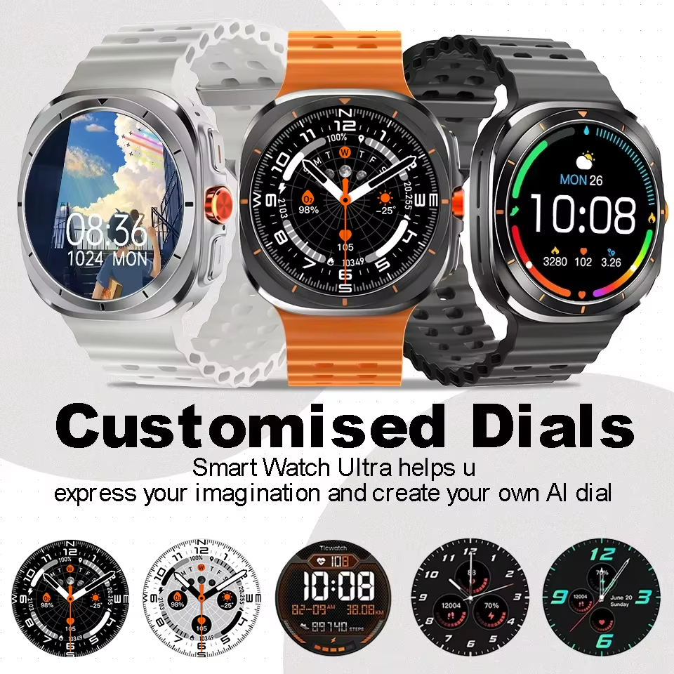 LAXASFIT Smart Watch 1.52″ AMOLED Screen – Bluetooth Talk, Fitness & Sports Tracker - HZ Mobile