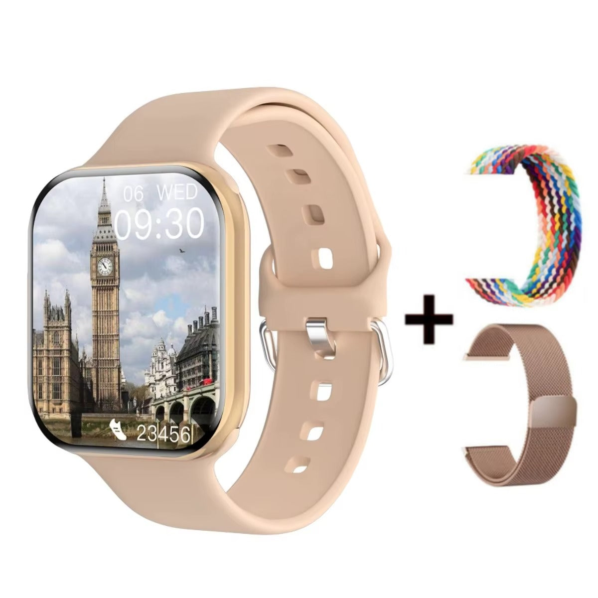 Smart Fitness Smartwatch with Health Tracking – Multiple Colors - HZ Mobile