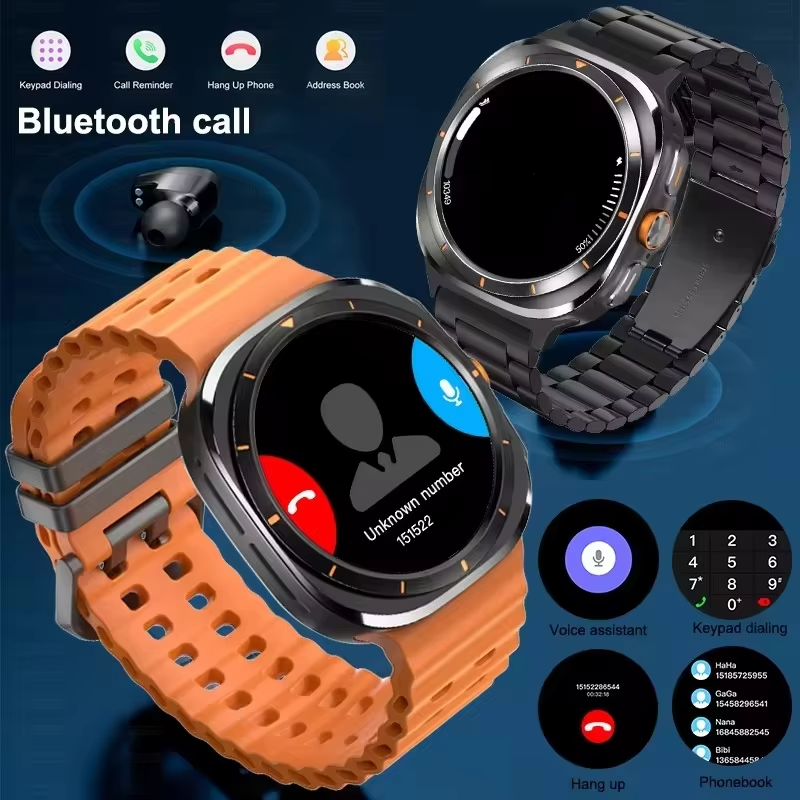 LAXASFIT Smart Watch 1.52″ AMOLED Screen – Bluetooth Talk, Fitness & Sports Tracker - HZ Mobile