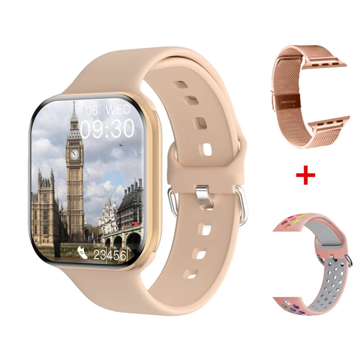 Smart Fitness Smartwatch with Health Tracking – Multiple Colors - HZ Mobile