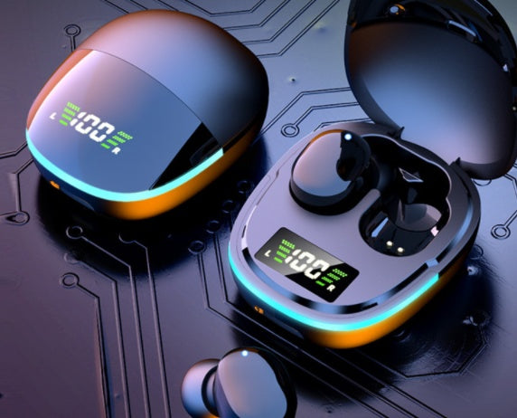 G9S Bluetooth Headset Cool Breathing Light Touch Digital Headphones - HZ Mobile
